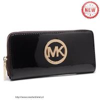 michael kors jet set continental glad groot zwart portefeuilles Sports Goedkoop pdhit608